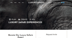 Desktop Screenshot of luxurysafaris.com